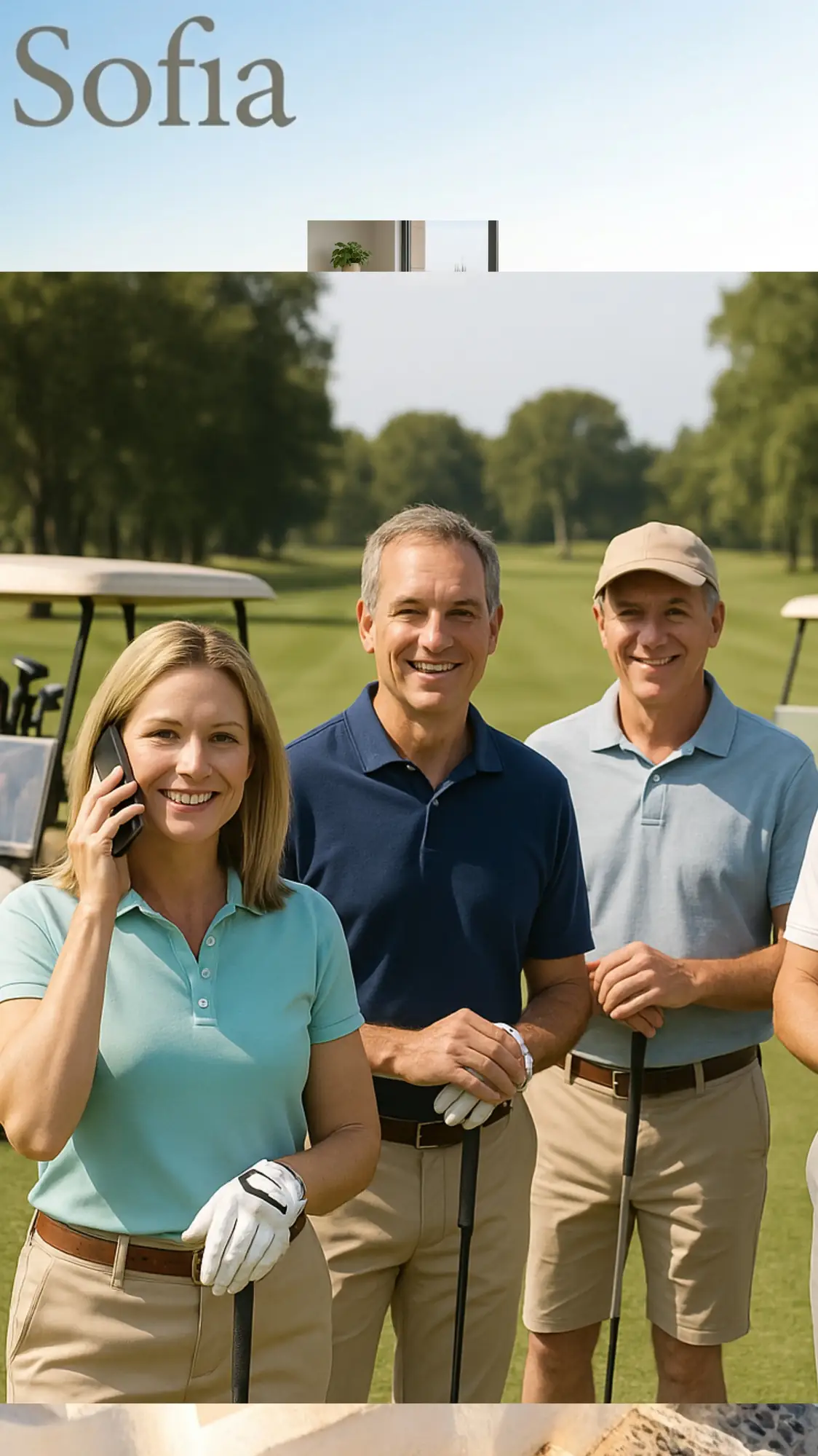 El día que conoció a su marido (golf)